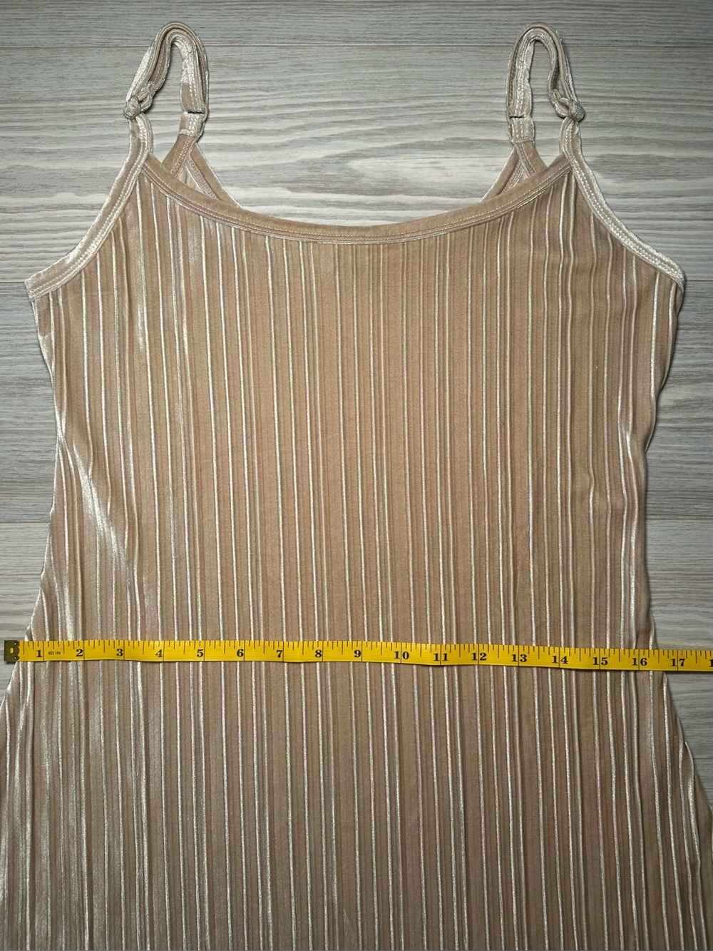 American Eagle Outfitters Velvet Soft Pink Tank Mini Dress - Picture 9 of 10